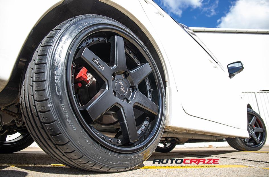 MITSUBISHI LANCER ALTAIR MATTE BLACK WITH GLOSS BLACK LIP
